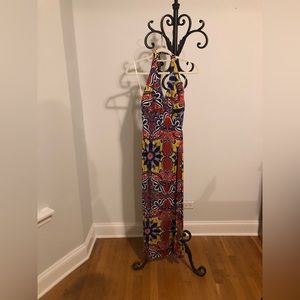 Nieves Lavi Talita Silk Maxi Dress